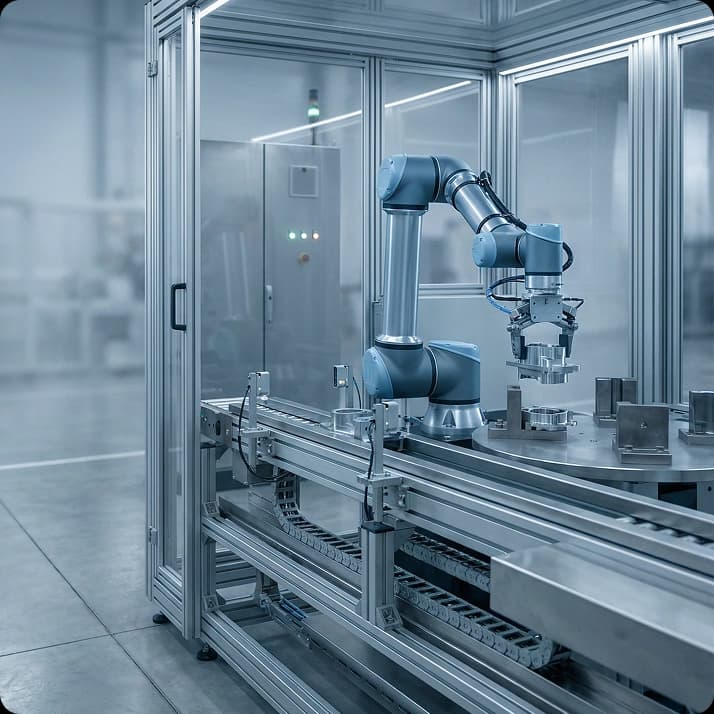 Robotics automation cell