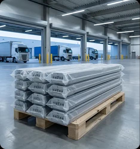 Sustainable packaging with degradable plastic bags